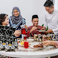 Pikkukuva 5 / 5: 100 kpl Eid Mubarak -juhlapussukoita, muslimien Ramadan-karkkipussit muoviset lahjapussit U