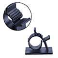 Miniatyrbilde 3 av 5: Justerbar Selvklebende Nylon Ledning Svart 50 Stk
