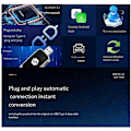 Pikkukuva 4 / 5: Usb 2 In 1 Langaton Carplay Android -sovitin Langaton sovitin Autosovitin Muunna Langallinen Android Auto Langattomaksi