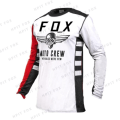 Miniatyrbillede 1 af 2: Sommer udendørs fritidssport racercykel FOX langærmet cykeltøj T-shirt white XXL