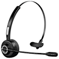 Miniatyrbilde 1 av 5: Bluetooth-hodetelefoner med mikrofon, trådløst headset på øret, støydempende PC-headset for mobil