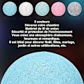 Miniatyrbild 1 av 3: Ljusslinga Bomullsbollar Batteri - 3,3m 20 LED-lampor Sovrumsbelysning Macaron-