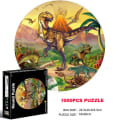 Pikkukuva 5 / 5: 65CM Pyöreä Palapeli 1000 Palaa Lapsille 3D Maa Kuu Tähdistö Sateenkaari Paperi Kokoa Palapeli Pelit Koulutuslelu Aikuisille rainbow puzzle