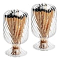 Miniatyrbild 1 av 5: 2 Set Helixformad Tändstickshållare, Glas Tändsticks-cloche för 4 tum