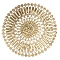 Miniatyrbilde 4 av 4: Nytt brodert dukbord brikke Jul rund bordbrikke kopp pad kaffekrus bryllup te coaster serviett brikke kjøkken EP06 see chart 26-28cm