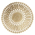 Miniatyrbilde 5 av 5: Nytt brodert dukbord brikke Jul rund bordbrikke kopp pad kaffekrus bryllup te coaster serviett brikke kjøkken EP06 Random delivery 26-28cm