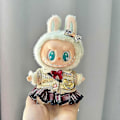 Miniatyrbild 1 av 5: Original Andra Generationens Labubu Monster Have A Seat Serie Söt Docka Kläderleksak Ornament Endast Kläder Söt Dockleksak Present[jkw] 27