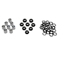 Miniatyrbillede 2 af 5: 56 Dele Skateboard Truck Hardware Sæt Inkluderer Spacere, Akselmøtrikker og Speed Rings til Skateboard