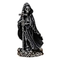 Miniatyrbillede 1 af 5: Skelet Figur Ond Grim Reaper Til Halloween Hjemmekontor Indretning Resin Statue Skulptur Ornament B