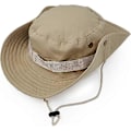 Miniatyrbild 1 av 4: Bredbrättad Solhatt för Utomhusbruk, Klassisk Djungel Combat Armé Stil Solhatt för Fiske, Jakt, Camping - Beige Färg