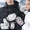 Miniatyrbild 5 av 5: Vinterhandskar för män och kvinnor, snöhandskar, vattentäta och vindtäta skidhandskar för utomhusbruk med pekskärmsfunktion L
