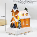 Miniatyrbild 1 av 4: Snögubbe Jultomte Luftballong Jul LED Ljus Ornament Julklappar Barn Jul Hem Sovrum Dekoration Navidad Noel 2023-C-yellow house
