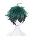 Miniatyrbild 5 av 5: Kostymer Cospaly My Hero Academia Stridsdräkt Midoriya Izuku Cos Kostym Stridsdräkt Wig size Xxl