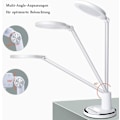 Miniatyrbilde 4 av 5: LED Skrivebordslampe Øyebesparende Skrivebordslampe Hjemmekontorlampe Justerbare Bordlamper Med 10 Lysstyrkenivåer Og 6 Lysmoduser Berøringsfølsom Kontroll Blå