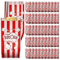 Miniatyrbillede 1 af 3: 100 stk. husholdnings popcornposer multifunktionelle papirposer praktiske godteposer bageri tilbehør-FCY