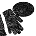 Miniatyrbillede 3 af 5: Vinterhandsker til mænd og kvinder - Touchscreen handsker skridsikker silikone S-l Black M
