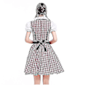 Pikkukuva 4 / 5: Nopea toimitus Naisten perinteinen Oktoberfest-asu Saksalainen oluttyttö Dirndl-mekko esiliinalla Cosplay-asu Juhlamekko Xs-6xl Plus-koko L