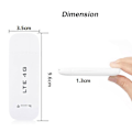 Miniatyrbilde 5 av 5: 4G USB Dongle WiFi-ruter 150 Mbps WiFi Modem Stick Trådløs Ruter Nettverksadapter Med Spor