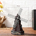 Miniatyrbillede 1 af 5: Sparebøsse Resin Sparegris Retro Sparebøsse Retro Sparekrukke Vindmølle Håndværk Holland Resin Håndværk Resin Sparebøsse, B-1