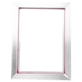 A3 Screentrycksram i Aluminium 31X41Cm med Vit 43T Silkestryck Polyester Mesh för Hög Precision