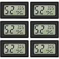 Miniatyrbillede 1 af 5: Mini Digital LCD Termometer Hygrometer Temperatur Fugtighed -50~70 10%~99% RH Bærbar Termometer Thermo Hygrometer Indikator til Kontor Køkken Hum