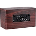 Pikkukuva 1 / 3: Puinen Bluetooth-kaiutin, W5 punainen puukuvioinen Bluetooth-kaiutin Bluetooth 4.2 10W kaksoiskaiuttimet