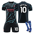Miniatyrbillede 1 af 4: 23-24 Manchester City Anden Udebanesæt No. 9 Harland trøje 17 De Bruyne 47 Foden fodbolddragt NO.10 GREALISH M