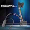 Pikkukuva 3 / 5: Auton Bluetooth 5.0 Aux-kaapeli Mikrofoni Handsfree Matkapuhelin Ilmainen Puheluadapteri C2 C5 RD4:lle