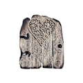 Miniatyrbillede 2 af 5: 5 stk. Små Fe Dør Haveindretning Dekorativt Mønster Udskårne Miniature Døre til Træer Havetilbehør
