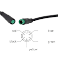 Miniatyrbild 5 av 5: S866 Elektrisk Cykel LCD Display E-Bike Elektrisk Scooter Display Mätare Kontrollpanel med Vattentät P