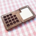 Miniatyrbillede 2 af 4: Akvarel Palette, 15 Rums Bærbar Skitsebog Palette, Mini Rejse Malerkasse, Træ Farve Palette Boks Til Maleri Gave Til Malere (71 Mm X 71