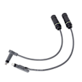 Miniatyrbilde 1 av 5: 2 STK Plugg til RJ45 Adapter for 1200 Mbps IP68 Vanntett Ethernet Skjøtekabel Pluss for Dishy & Ro