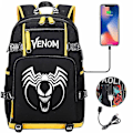 Miniatyrbild 1 av 4: Venom Fashion Tryckt Usb Ungdoms Skolväska (2-117) Color-16