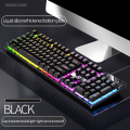 Miniatyrbillede 5 af 5: 104 Taster Gaming Mekanisk Tastatur Ledningsført Til PC Gaming Desktop Computertilbehør White blue