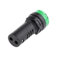 Miniatyrbillede 3 af 5: 22mm 12V DC Grøn LED Blinkende Summer Panel Indikatorlys