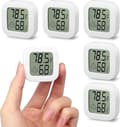 5 st Bärbar Mini LCD Termometer Inomhus Hygrometer Temperatur Luftfuktighet