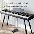 Miniatyrbillede 2 af 5: Sustain Pedal Universal Skridsikker Fodpedal til Synthesizer Klaverer og Keyboards