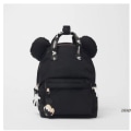 Miniatyrbild 5 av 5: Disney Barnskolväska Mickey Mouse Mickey Minnie Mönster Ryggsäck Blue