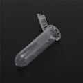 Miniatyrbilde 2 av 5: 500 stk. 2 ml -Sentrifugerør Testrørhetteglass Klar Plast Hetterglassbeholder Snap Cap for Laboratorium Sa