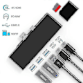 Miniatyrbillede 3 af 5: Dockingstation til Surface Pro 7 Usb Type C Surface Pro 7 7 i 1 Hub til Surface Pro 7 Tilbehør