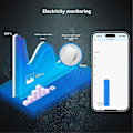 Miniatyrbillede 1 af 5: Tuya 20A ZigBee Smart Varmelegeme AC Switch Høj Belastning Elektricitetsmonitor Dobbeltpolet App Fjernbetjening