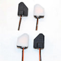 Miniatyrbillede 3 af 5: 1 Par Rød Blindvinkel Monitor Detektionsafstand Assistent Lys Lampe til Toyota Honda BSD BSA BSM Bil