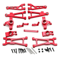 Miniatyrbilde 1 av 5: Metall Oppgraderingsdeler Sett Svingarm Styrekopp for HBX 16889 16890 SG1601 SG1602 1/16 RC Bil Tilgang