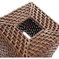 Miniatyrbillede 5 af 5: Rattan Vævsboks Cover Firkantet Servietholder Til Hjemmekontor Bil (honningbrun)