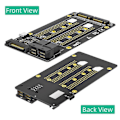 Pikkukuva 2 / 5: Uusi versio Dual M.2 NVME SSD - Dual SFF-8643 -sovitin