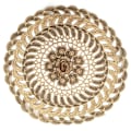 Miniatyrbilde 2 av 5: Nytt brodert dukbord brikke Jul rund bordbrikke kopp pad kaffekrus bryllup te coaster serviett brikke kjøkken EP06 Random delivery 26-28cm