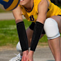 Miniatyrbild 2 av 3: 1 Par Volleyboll Handledsskydd Elastiskt Handledsstöd Andningsbart Handledsskydd Sport Armskydd Handled-FCY