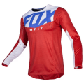 Miniatyrbild 1 av 2: FOX sommar utomhus cykelkläder rund hals långärmad snabbtorkande andningsbar T-shirt red XXL