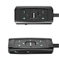 Pikkukuva 4 / 5: Ulkoinen USB-äänikortti 7.1-kanavainen 3D-äänisovitin 3,5 mm:n peliheadsettien ja -kuulokkeiden korvaaja