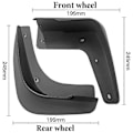 Miniatyrbillede 5 af 5: Stænklapper til Chevrolet Epica 2006-2011 Stænkskærme Klap Mudguards Fender Forreste Bageste Hjul Biltilbehør
